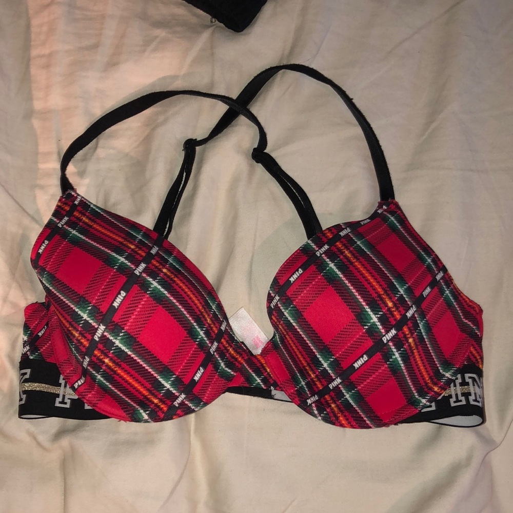 Pink bra